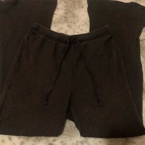 Arizona Jean Co. - Dark Gray Knit Flared Sweatpants